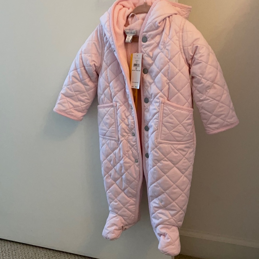 NWT Lauren ralph lauren baby snowsuit 6months